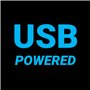 Sandberg Streamer USB Clip Microphone, Microphone Pince-Cravate Omnidirectionnel Pour Ordinateur Portable, USB A, Plug & Play, P