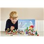 PLUS PLUS - Calendrier de l'Avent 2024 avec 25 Cadeaux Surprises, Contient 600 pièces - Jeu de Construction - Cadeau de Noël pou
