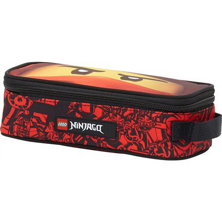 LEGO-GPL10052-2202 Trousse carrée Lego Ninjago Rouge