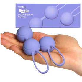 Sinful Boule de Geisha Sexuelle Femme pour Musculation et Rééducation Périnéale - Kegel Boules de Geisha Set de 40g & 80g - Boul