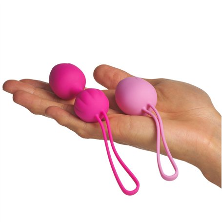 Sinful Boules de Geisha Set - Kit d'entraînement Boules de Geisha Plancher Pelvien - Kegel Ball - Boules de Cônes Vaginaux en Si