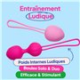 Sinful Boules de Geisha Set - Kit d'entraînement Boules de Geisha Plancher Pelvien - Kegel Ball - Boules de Cônes Vaginaux en Si