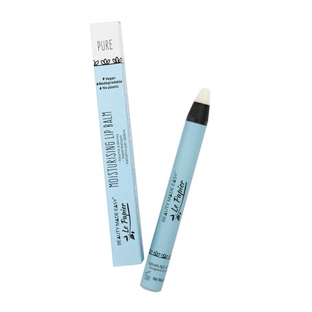 Beauty Made Easy Le Papier Moisturising Lip Balm PURE. Plastic Free