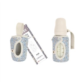 BIBS x LIBERTY Housse de biberon 110ml - Housse protectrice en néoprène pour biberons BIBS - Design imprimé Liberty