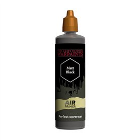 The Army Painter Aérographe AW2011 - Flacon compte-gouttes noir mat - 100 ml - Peinture acrylique - Apprêt aérographe - Peinture