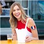 10 Pcs France Drapeau Tatouages Temporaires,Faux Autocollant De Tatouage De Transfert De Visage Imperméable Pour Coupe D'Europe 