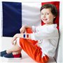 10 Pcs France Drapeau Tatouages Temporaires,Faux Autocollant De Tatouage De Transfert De Visage Imperméable Pour Coupe D'Europe 