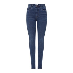 ONLY - Jean pour femme - Coupe Skinny - Taille haute - Bleu roi