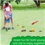 moji workshop Ensemble de golf en bois pour enfants – Qualité Crazy Golf et Mini Golf – Jouets en bois pour l'intérieur, l'extér