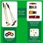 moji workshop Ensemble de golf en bois pour enfants – Qualité Crazy Golf et Mini Golf – Jouets en bois pour l'intérieur, l'extér
