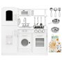 Mamabrum Grande Cuisine en Bois Enfant - Cuisine Jouet avec Four