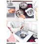 Mamabrum Grande Cuisine en Bois Enfant - Cuisine Jouet avec Four, Réfrigérateur, Lave-Linge, Tablier Chef, Accessoires - 81 x 