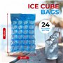 Paclan - Lot de 12 sachets à glaçons