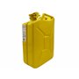 Jerrican en métal de 20 litres pour essence et diesel - Jaune RAL 1023