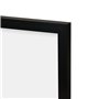 KNOR Cadre photo 40 x 60 cm - Noir - Verre acrylique incassable - 40 x 60 cm - À suspendre - Cadre en plastique recyclé