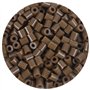 La Manuli Perles à Repasser Brun 3000 Pièces 5mm Fusible Perles pour les Enfants, Accessoires pour la Fabrication de Bijoux DIY