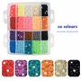 La Manuli Set de Recharge de Perles D'eau 24000 Perles de Fusible 20 couleurs, Perles D'artisanat Eau Magique avec Accessoires p