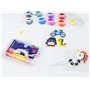 La Manuli Perles à Repasser 4500 Pièces 24 Mix Couleurs, Taille Midi 5mm, Accessoires pour la Fabrication de Bijoux DIY