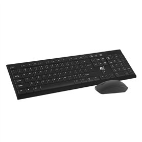 NanoRS Ensemble Clavier + Souris QWERTY sans Fil | Fréquence 2