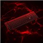 NanoRS Ensemble Clavier + Souris QWERTY sans Fil | Fréquence 2,4 GHz, portée : jusqu'à 10 m | RLa Souris : 1200 DPI | Récepteur 