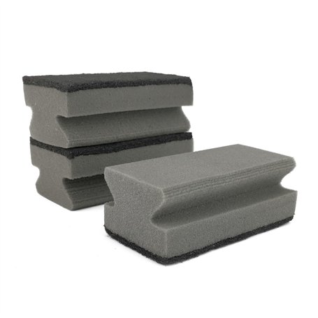 IDEA HOME 3 Pièces Èponge de Nettoyage pour Barbecue - Èponges Universelles