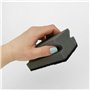 IDEA HOME 3 Pièces Èponge de Nettoyage pour Barbecue - Èponges Universelles, Nettoyeur de Casseroles - Nettoyeur de Gril, Noir-G