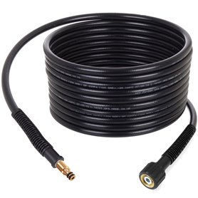 TECHKAR tuyau haute pression 200bar 10m de long compatible avec les nettoyeurs haute pression PARKSIDE PHD 100