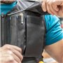 Högert Technik Gilet à outils noir uni | Tissu 100% polyester Oxford 600D | Gilet de travail | Gilet de travail pour homme avec 