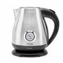Huslog Bouilloire Électrique Rétro 1,7L, 2200W, Thermomètre Intégré, Chauffage Rapide, Acier Inoxydable, Sans Fil avec Base 360°