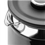 Huslog Bouilloire Électrique en Verre 1,7L à Double Paroi, 2200W Chauffage Rapide, Verre Borosilicate Inox, Indicateur de Niveau