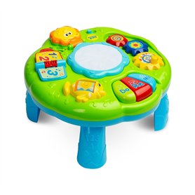TOYZ Table d'Activité Musicale Zoo pour Les Tout–Petits – Jouet Éducatif 3–en–1 avec Mélodies