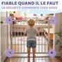 WunderHippo – 4X Patins de Protection Murale – Protection Murale sans Perçage – Grille et Barrière de Sécurité pour Escalier & P
