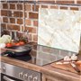 TMK Plaque de protection en verre pour cuisinière électrique à induction - 60 x 52 cm - Protection anti-éclaboussures - Plaque e