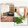 TMK Plaque de protection en verre pour cuisinière électrique à induction - 60 x 52 cm - Protection anti-éclaboussures - Plaque e
