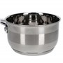 KADAX Faitout 1,5 L Argent Acier Sans Couvercle Long Manche Bords Adaptés