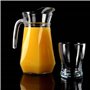KADAX Pichet en Verre, Élégante Carafe pour Sublimer le Service de Boissons Fraîches telles que l'Eau, le Jus et la Limonade, Cr