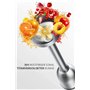 Lehmann Chowmei Mixeur plongeant 1200 W, Mixeur Plongeur avec 8 niveaux de vitesse en acier inoxydable, Mixeur blender pour Alim