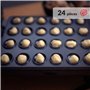 Lehmann Boulangerie électrique avec revêtement anti-adhésif, 1700 W, Appareil de cuisine - Machine à noix pour 24 moitiés de noi