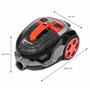 Lehmann Aspirateur cyclonique sans Sac Typhoon 4000 Watt | avec Jeu d'accessoires | Aspirateur Puissant avec Jeu de Buses | Filt
