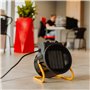 Lehmann Chauffage soufflant Thermoventilateur électrique pour chauffage rapide | 2000 W | Thermostat | 3 niveaux | Ajustement d'