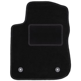 Wielganizator Tapis de Sol en Velours pour Peugeot 2008 I Crossover (2013-2019) - Noir