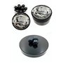 20 pcs RUBBER-STEEL BALLS in .68 Cal. Billes Caoutchouc-Acier de Calibre 68 - Paintballs for Self Home Defense Training Pistols