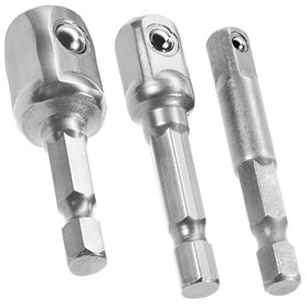 Retoo Jeu De 3 Adaptateurs Porte Douille 1/2"- 12