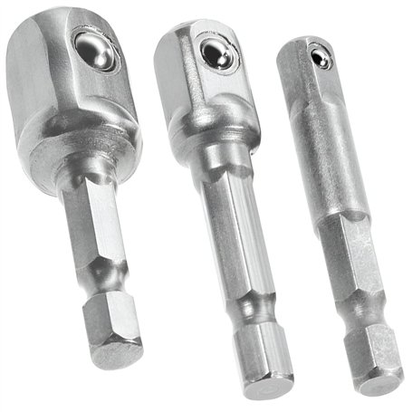 Retoo Jeu De 3 Adaptateurs Porte Douille 1/2"- 12