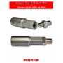 Adaptateur WERHE® de vis à essence à filetage intérieur M14 - vis de malaxage à essence - adaptateur de vis pour malaxeur à mort