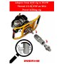 Adaptateur WERHE® de vis à essence à filetage intérieur M14 - vis de malaxage à essence - adaptateur de vis pour malaxeur à mort