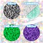 La Manuli Perles à Repasser Halloween Set 6000 pièces 5mm Fusible Perles Bricolage Enfant, avec Plaques de Perles à Repasser et 