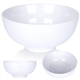 Vilde Bol en porcelaine - Bol à soupe - Saladier - Blanc - 20 cm - 1