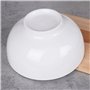 Vilde Bol en porcelaine - Bol à soupe - Saladier - Blanc - 20 cm - 1,6 l