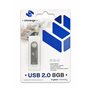 STORANGE Clé USB 8 Go 2.0 Slim Argent